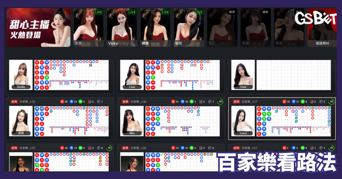 百家樂看路法